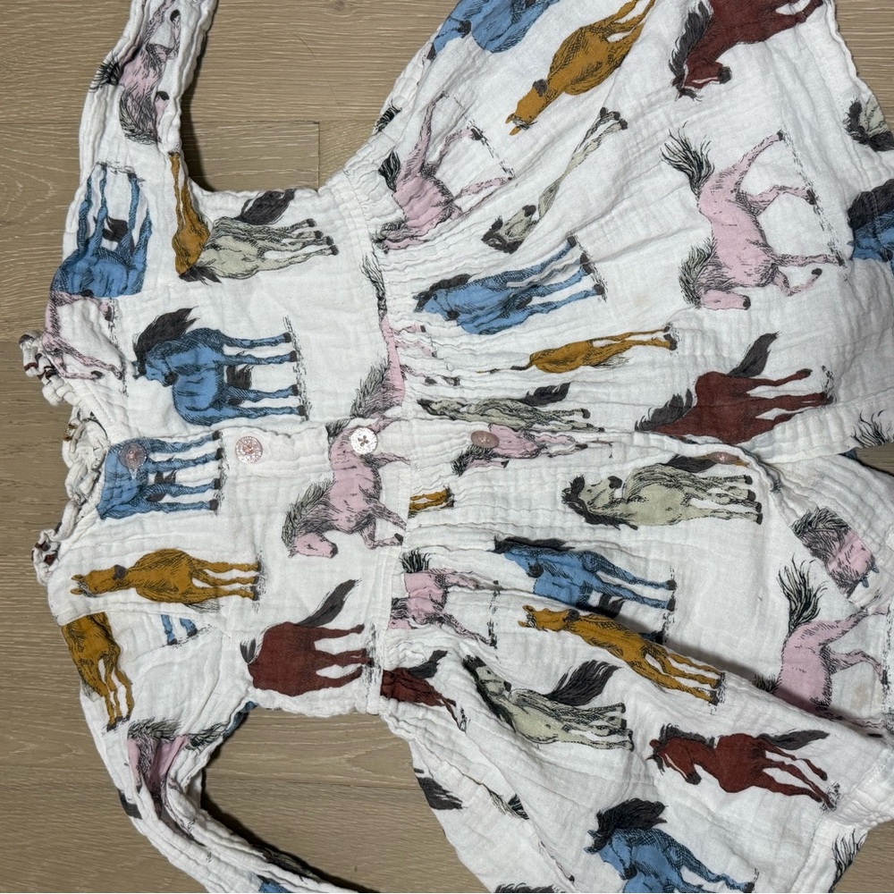 Pink Chicken Horses Dress